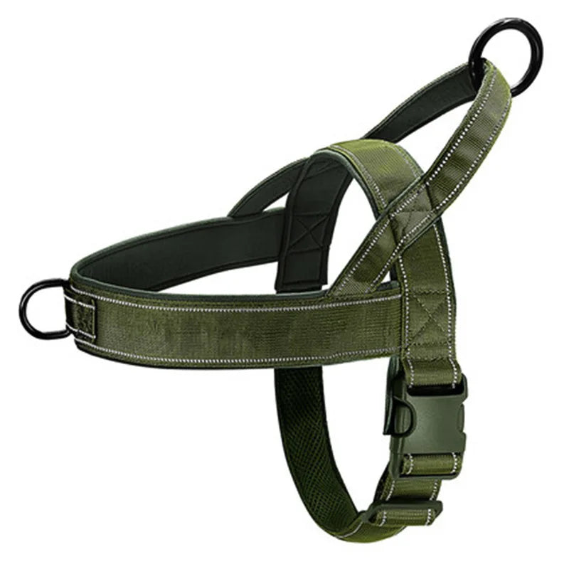 Harnais tactique anti-traction pour chiens