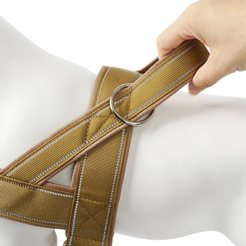 Harnais tactique anti-traction pour chiens
