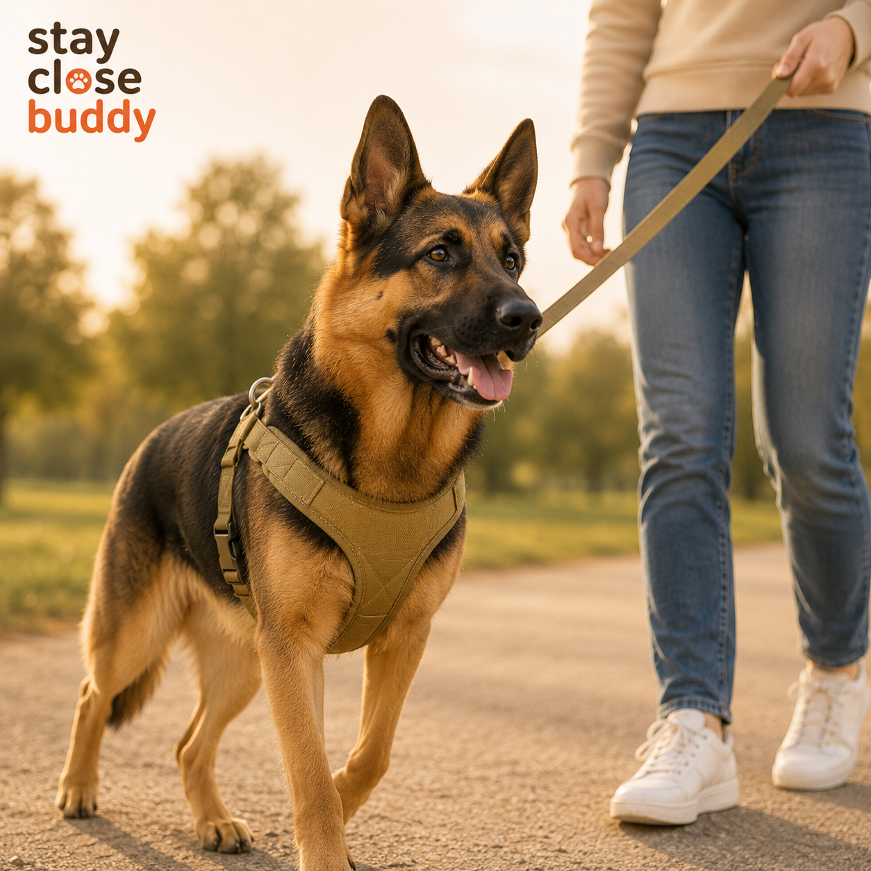 Harnais tactique anti-traction pour chien