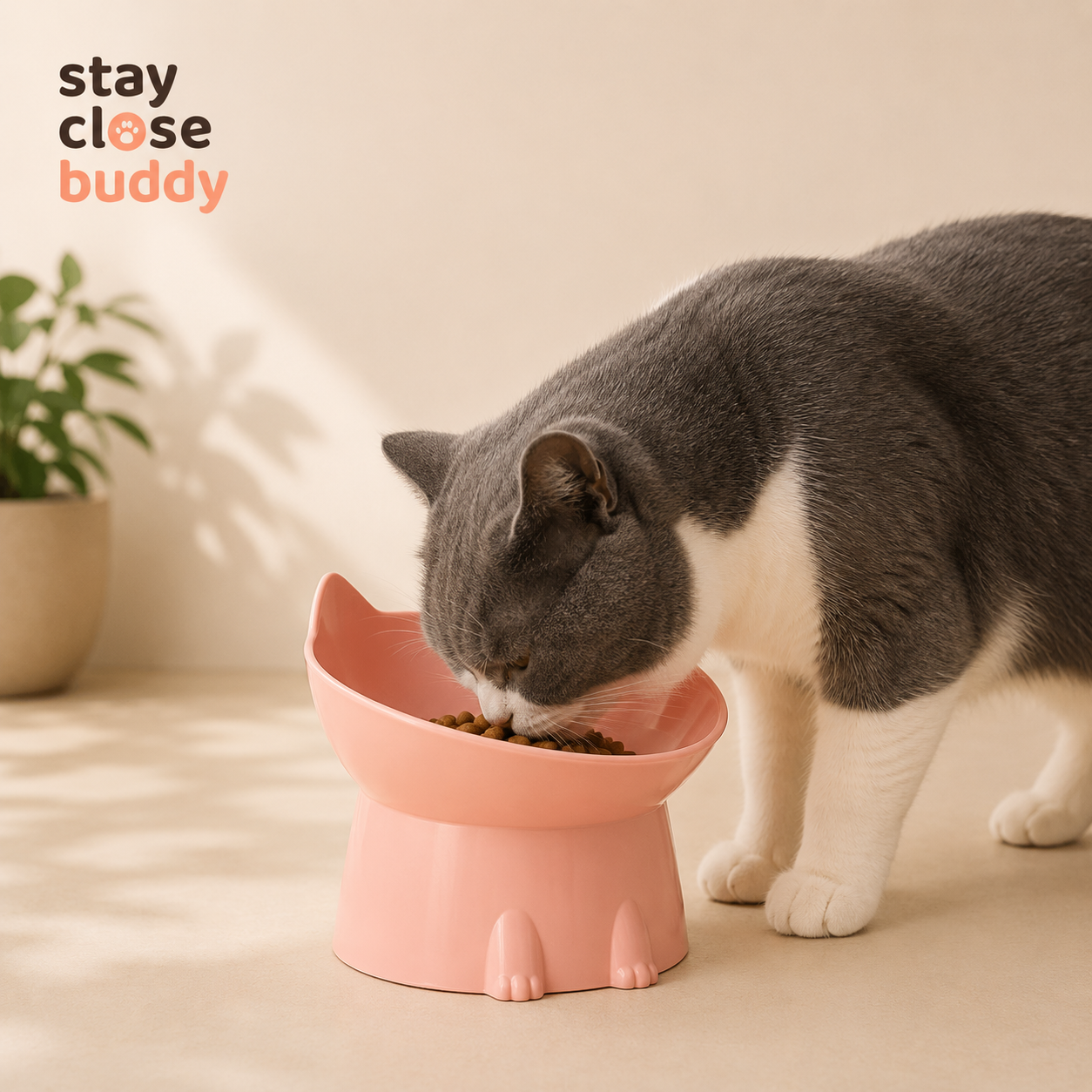 Gamelle surélevée pour chats et chiens