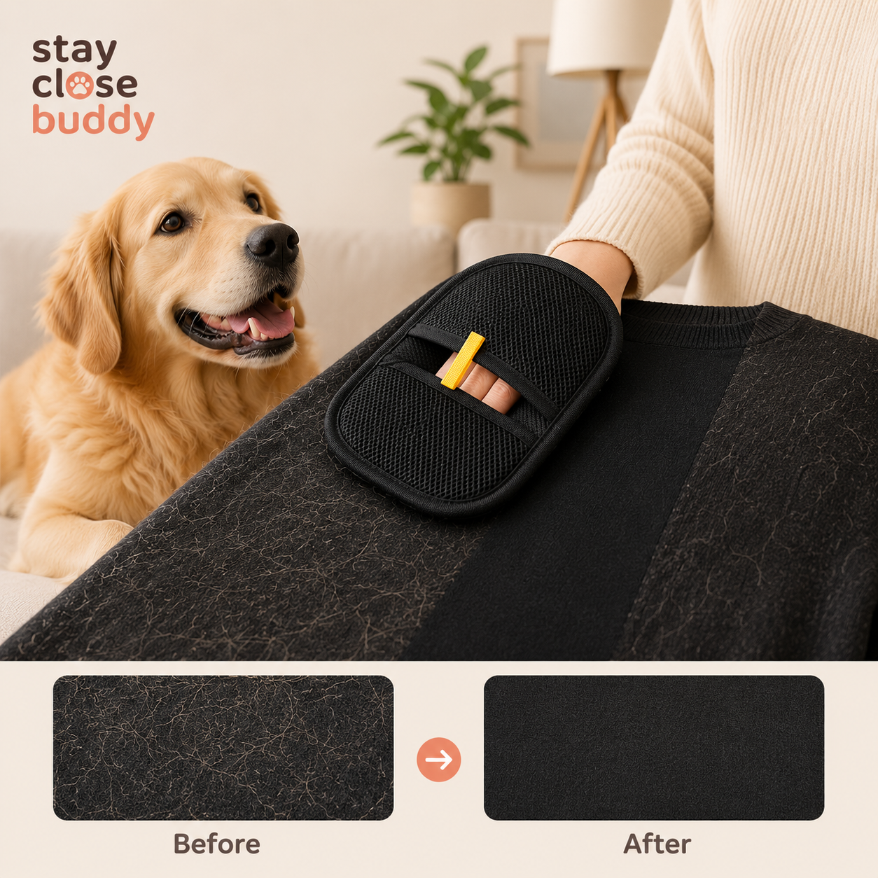 Outil de retrait de poils d'animaux, gants réutilisables antistatiques, gants de toilettage double face pour animaux de compagnie, enlève les poils d'animaux des tapis