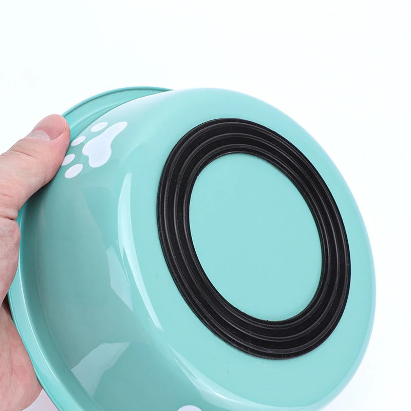Gamelle antidérapante en inox pour animaux