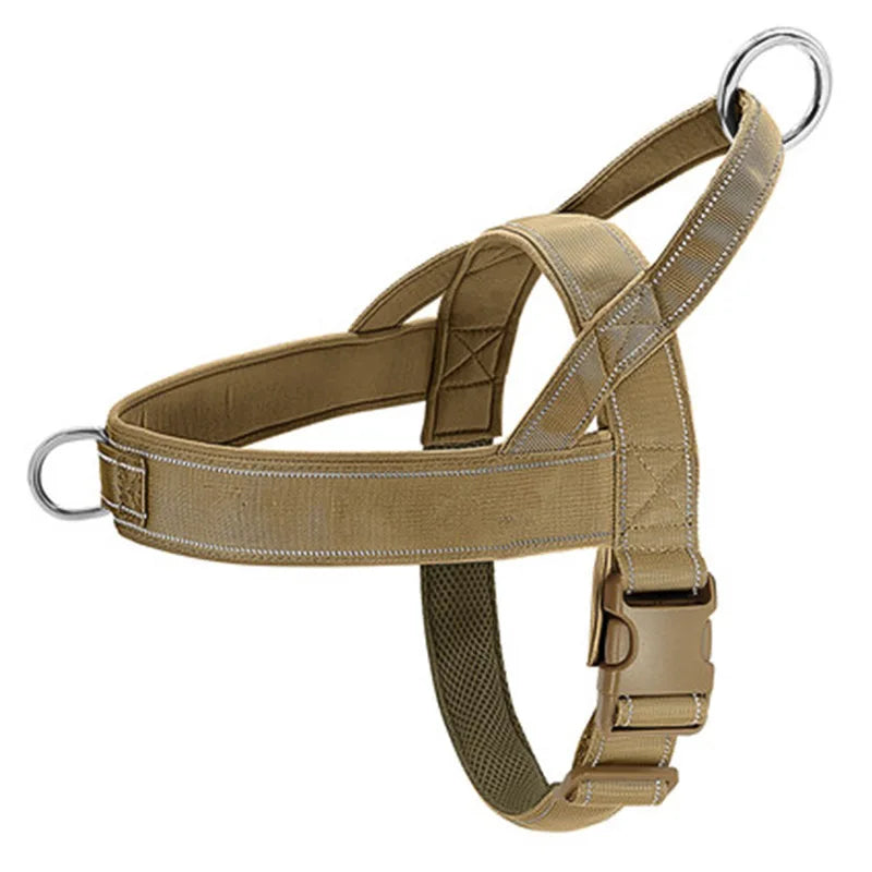 Harnais tactique anti-traction pour chien